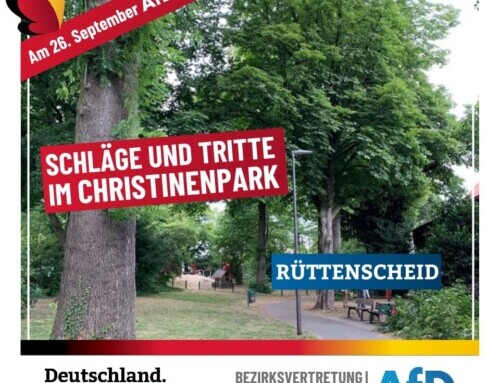 CHRISTINENPARK IN RÜTTENSCHEID MUSS WIEDER SICHER WERDEN