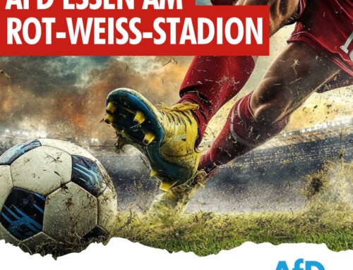 AfD-Essen am Rot-Weiss-Stadion