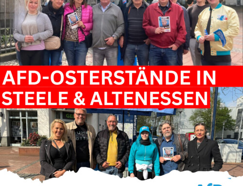 Erfolgreiche Oster-Infostände