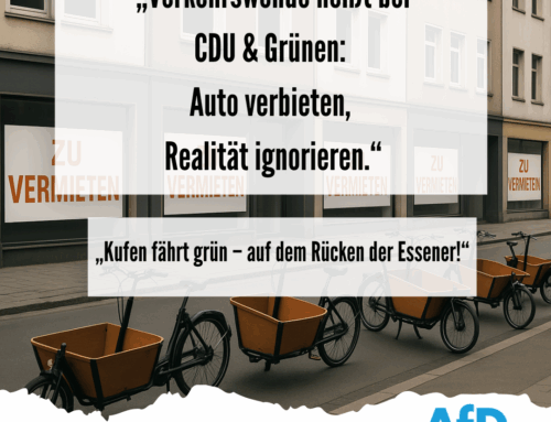 Verkehrswende in Essen – Bürgerwille ignoriert, Realität ausgeblendet!