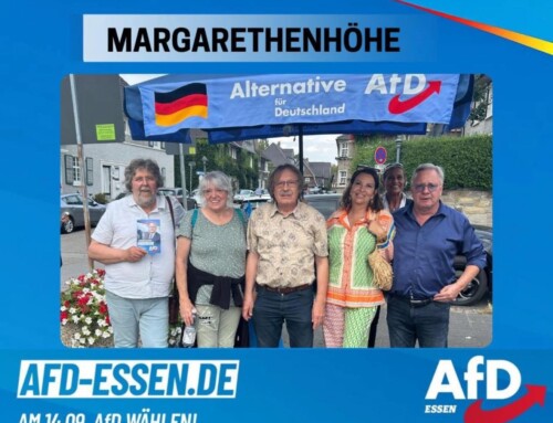 Wahlkampf auf der Margarethenhöhe!