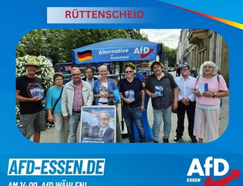 Erfolgreicher Infostand in Rüttenscheid!