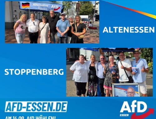 Wahlkampf-Wochenende in Essen