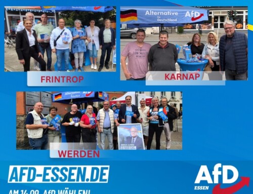 Wahlkampf-Wochenende in Essen