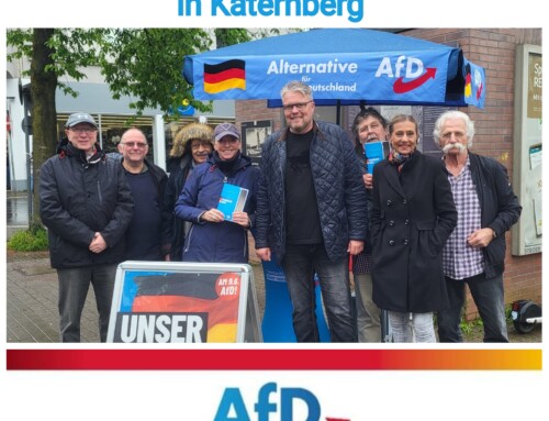 Erfolgreicher Infostand zur Europawahl in Essen-Katernberg